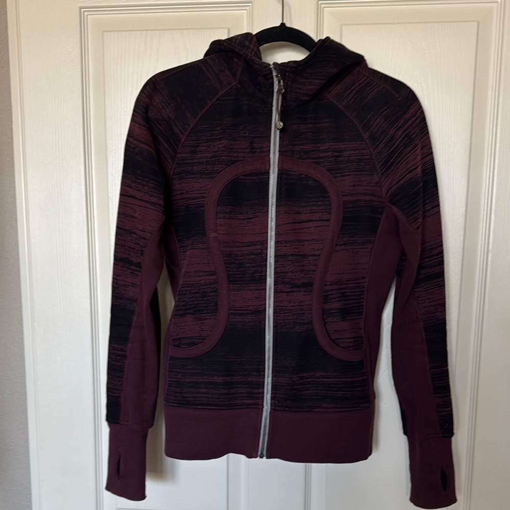 lululemon athletica Burgundy and Black Jacket